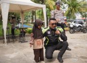 Ikuti Keceriaan Satlantas Polres Karawang saat Gelar Kegiatan Polsanak Bersama Anak-Anak Usia Dini