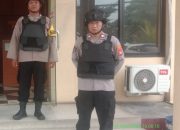 Piket Jaga Polsek Ciwandan Tunjukkan Kesiapan Dalam Pelaksanaan Sispam Mako Secara Rutin.