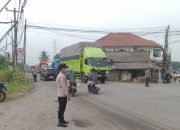 Gelar Gatur Lalin Pagi,Aipda Susilo & Brigpol Chaeruman Pastikan Arus Lalu Lintas Aman dan Lancar