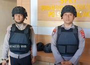 Amankan Markas Personil Polsek Mancak laksanakan Sispam Mako