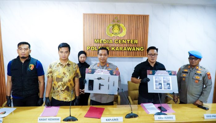 Gebuk Curanmor, Ops Jaran Lodaya 2026: Polres Karawang Amanakan 5 Pelaku dan 9 Motor