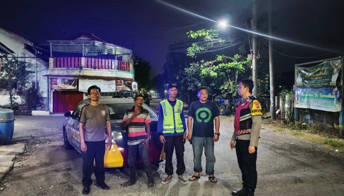 Personil Polsek Klari Laksanakan Patroli Malam di Titik Rawan Kamtibmas