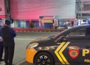 Bripka Anto Maulana Patroli Dialogis ke Pusat Makanan, Sosialisasikan Layanan Call Center 110 ke Satpam