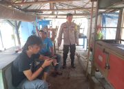 Bripka Agustoni Sambang Warga Leuweungsawo, Jalankan Program TRENDING dan Sosialisasi Layanan 110
