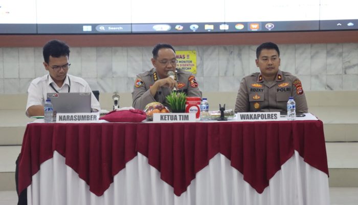 Tim Peneliti Polri Kaji Optimasi Pemberantasan Korupsi dan Dukungan Program MBG Menuju Indonesia Emas Kunjungi Polres Cilegon