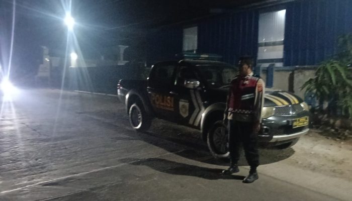 Polsek Telagasari Gencar Laksanakan Patroli Malam, Cegah Gukamtibmas di Wilayah Perbatasan 