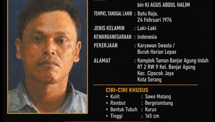 Polsek Serang Terbitkan Daftar Pencarian Orang (DPO) Terkait Dugaan Tindak Pidana Penggelapan