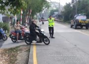 Potret Pelayanan Humanis, Kapolsek Pangkalan Laksanakan Gatur Pagi di Depan SMPN 1 Pangkalan