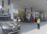 Polsek Pangkalan Laksanakan Patroli Perintis, Jaga Kondusifitas di Lokasi Objek Vital SPBU Pertamina