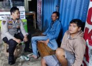Humanis, Anggota Polsek Cimarga Polres Lebak Giatkan Patroli Dialogis Sambangi Pemuda Cimarga Yang Nongkrong Pada Malam Hari