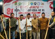 Bhabinkamtibmas Hadiri Pembukaan Penyambutan HUT RI ke-81 di Lingkungan Karang Tengah