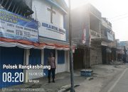 Anggota Polsek Rangkasbitung Polres Lebak Rutin Giat Patroli Ke Gereja Bethel di Jalan Sunan Kalijaga