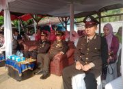 Kapolsek Pangkalan Bersama Forkopimcam Hadiri Upacara Bendera Peringatan HUT Kemerdekaan RI Ke-81 Tahun 2026