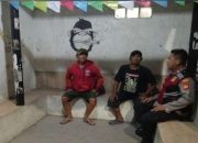 Bhabinkamtibmas Polsek Telagasari Laksanakan Pendampingan Siskamling, Antisipasi Gukamtibmas Malam