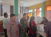 Polsek Ciwandan Kawal Ketat Penyaluran Bantuan Pangan Beras, 847 KPM di Kelurahan Citangkil Terima 30 Kg Sekaligus