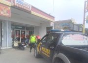 Polsek Pangkalan Laksanakan Patroli Prekat, Sasar Pertokoan Minimarket Guna Cek Keamanan