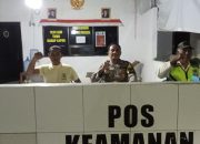 Tingkatkan Sinergitas, Personel Polsek Telukjambe Gelar Patroli Prekat ke Posko Security Kampung Pancasila
