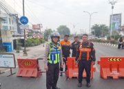Tertib Lalu Lintas, Satlantas Polresta Karawang Upayakan Kamseltibcarlantas saat Gelaran Car Free Day Berlangsung