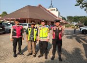 Jaga Harkamtibmas, Polisi di Telukjambe Timur Laksanakan Monitoring PAM Kebaktian Minggu di Sejumlah Gereja
