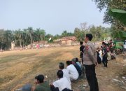Polsek Leuwidamar Laksanakan Monitoring dan Pengamanan Turnamen Sepak Bola dalam Rangka HUT RI ke-81