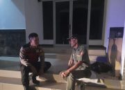 Bhabinkamtibmas Polsek Telagasari Lakukan Pendampingan Siskamling Untuk Cegah Gukamtibmas