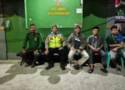 Bhabinkamtibmas Desa Purwadana Rangkul Linmas dan Warga Guna Giatkan Ronda Malam Lingkungan