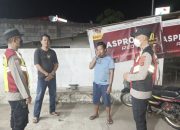 Personil Polsek Tegalwaru Giat Patroli Malam Edukasi Petugas Jaga Parkir Minimarket Munjul Agar Waspada