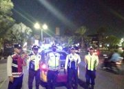 Kontrol Kamtibmas Wilayah Hukum, Polsek Telukjambe Laksanakan Patroli Prekat di Bundaran Mercure